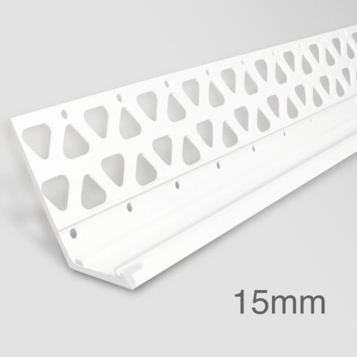 15mm Profigips PVC Bellcast Bead - 2.5m length - pack of 34