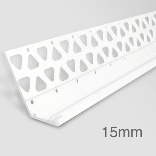 15mm Profigips PVC Bellcast Bead - 2.5m length - pack of 34 15mm Profigips PVC Bellcast Bead - 2.5m length - pack of 34