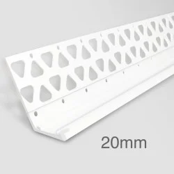 20mm Profigips PVC Bellcast Bead - 2.5m length - pack of 34