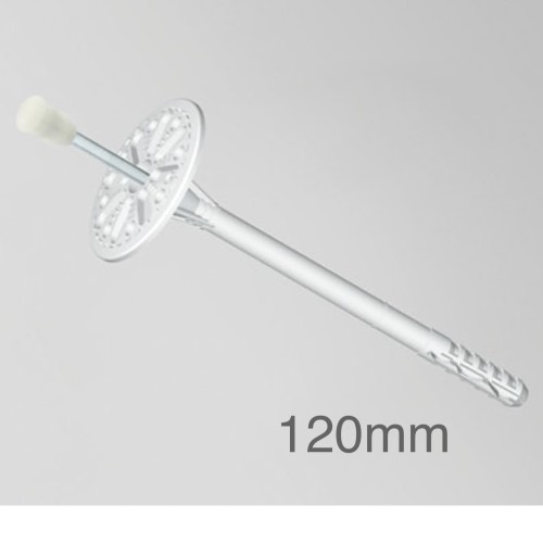 120mm Profigips Mechanical Insulation Panel Fixings with Metal Pin - Metal Pin Anchors - pack of 200
