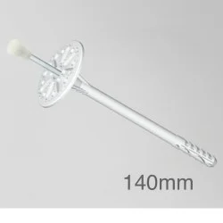 140mm Profigips Mechanical Insulation Panel Fixings with Metal Pin - Metal Pin Anchors - pack of 200