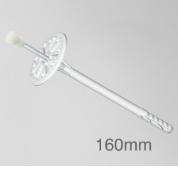 160mm Profigips Mechanical Insulation Panel Fixings with Metal Pin - Metal Pin Anchors - pack of 200
