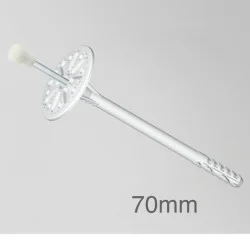 70mm Profigips Mechanical Insulation Panel Fixings with Metal Pin - Metal Pin Anchors - pack of 200