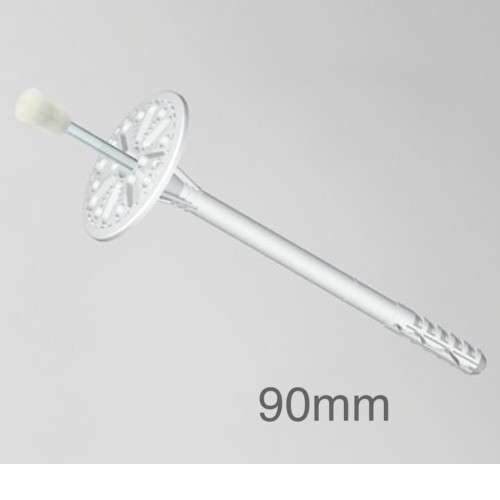 90mm Profigips Mechanical Insulation Panel Fixings with Metal Pin - Metal Pin Anchors - pack of 200