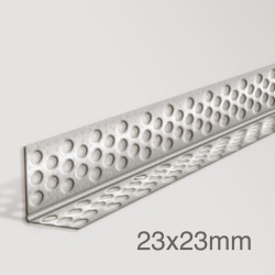 23x23mm Profigips Aluminium Corner Bead - Mottled Finish - 2.5m length - pack of 50