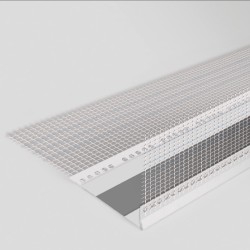 Profigips PVC Expansion Joint Profile for Corners - Movement Joint Bead - 2m length - pack of 25
