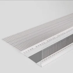 Profigips PVC Expansion Joint Profile for Corners - Movement Joint Bead - 2m length - pack of 25