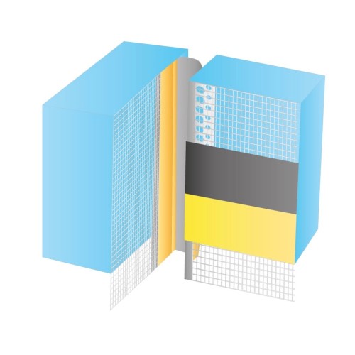 Profigips PVC Expansion Joint Profile for Corners - Movement Joint Bead - 2m length - pack of 25