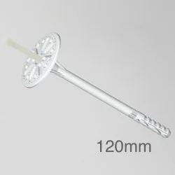 120mm Profigips Plastic Panel Fixings with Plug - Hammer-in Fixings - pack of 200