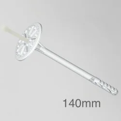 140mm Profigips Plastic Panel Fixings with Plug - Hammer-in Fixings - pack of 200