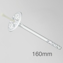 160mm Profigips Plastic Panel Fixings with Plug - Hammer-in Fixings - pack of 200