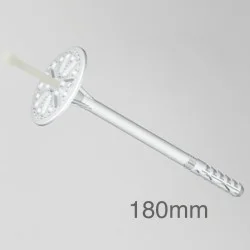 180mm Profigips Plastic Panel Fixings with Plug - Hammer-in Fixings - pack of 200