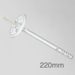 220mm Profigips Plastic Panel Fixings with Plug - Hammer-in Fixings - pack of 100