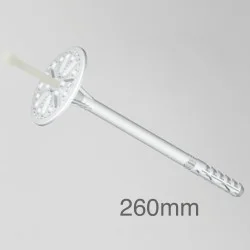 260mm Profigips Plastic Panel Fixings with Plug - Hammer-in Fixings - pack of 100