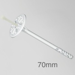 70mm Profigips Plastic Panel Fixings with Plug - Hammer-in Fixings - pack of 200