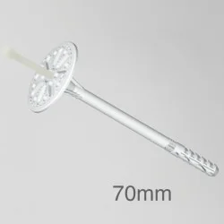 70mm Profigips Plastic Panel Fixings with Plug - Hammer-in Fixings - pack of 200