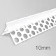 10mm PVC Corner Profile for Wet Render - Angle Bead - 3m length - pack of 34