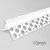 13mm PVC Corner Profile for Wet Render - Angle Bead - 2.5m length - pack of 34