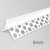 6mm PVC Corner Profile for Wet Render - Angle Bead - 2.5m length - pack of 50