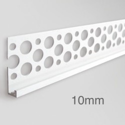 10mm Profigips PVC Render Stop Bead - Terminal Bead - 3m length - pack of 34