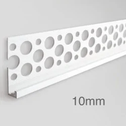 10mm Profigips PVC Render Stop Bead - Terminal Bead - 3m length - pack of 34