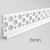 6mm Profigips PVC Render Stop Bead - Terminal Bead - 3m length - pack of 50