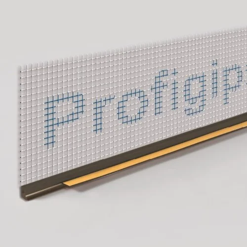 6mm Profigips Brown PVC APU Bead with Mesh - Window Profile with Gasket - 3.0m length - pack of 25 6mm Profigips Brown PVC APU Bead with Mesh - Window Profile with Gasket - 3.0m length - pack of 25