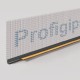 6mm Profigips Graphite PVC APU Bead with Mesh - Window Profile with Gasket - 2.5m length - pack of 25