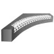 22x22mm Profigips PVC Corner Bead for Arches - 2m length - pack of 50 22x22mm Profigips PVC Corner Bead for Arches - 2m length - pack of 50