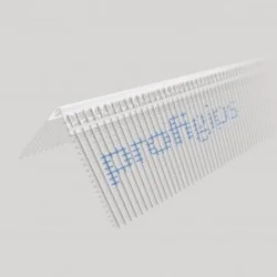 10x10mm Profigips PVC Corner Bead with Mesh Wings - 2.5m length - pack of 50