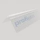 10x10mm Profigips PVC Corner Bead with Mesh Wings - 2.5m length - pack of 50