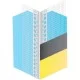 10x10mm Profigips PVC Corner Bead with Mesh Wings - 2.5m length - pack of 50