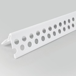 23x23mm Profigips PVC Corner Bead with Oval Nose - 2m length - pack of 50