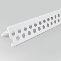23x23mm Profigips PVC Corner Bead with Oval Nose - 2m length - pack of 50