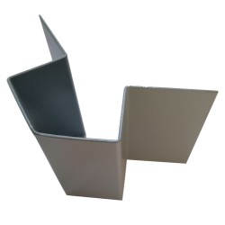 Supertech Aluminium External Corner Bay Profile  - 3m length Supertech Aluminium External Corner Bay Profile  - 3m length