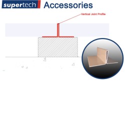 Supertech Aluminium Joint Profile  - 3m length Supertech Aluminium Joint Profile  - 3m length