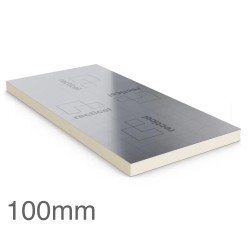 100mm Eurothane GP PIR Insulation Board Recticel - 1200mm x 2400mm 100mm Eurothane GP PIR Insulation Board Recticel - 1200mm x 2400mm