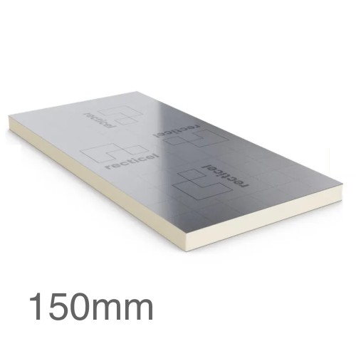 150mm Eurothane GP PIR Insulation Board Recticel - 1200mm x 2400mm 150mm Eurothane GP PIR Insulation Board Recticel - 1200mm x 2400mm