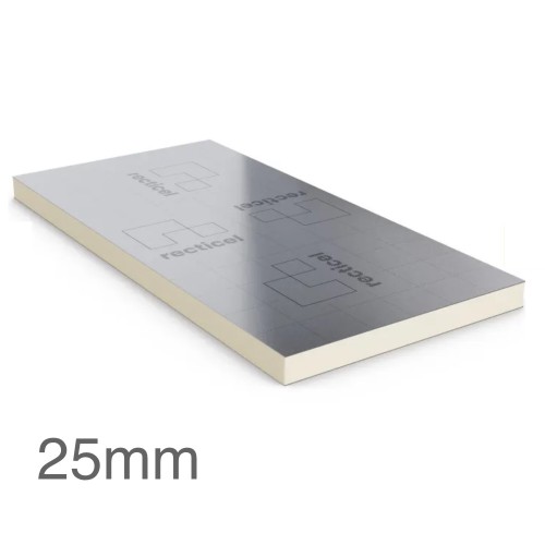 25mm Eurothane GP PIR Insulation Board Recticel - 1200mm x 2400mm 25mm Eurothane GP PIR Insulation Board Recticel - 1200mm x 2400mm