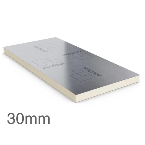 30mm Eurothane GP PIR Insulation Board Recticel - 1200mm x 2400mm 30mm Eurothane GP PIR Insulation Board Recticel - 1200mm x 2400mm