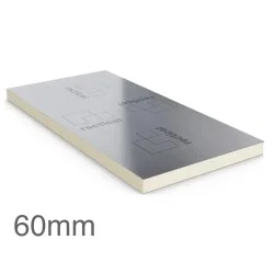 60mm Eurothane GP PIR Insulation Board Recticel - 1200mm x 2400mm