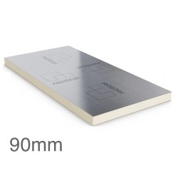 90mm Eurothane GP PIR Insulation Board Recticel - 1200mm x 2400mm 90mm Eurothane GP PIR Insulation Board Recticel - 1200mm x 2400mm
