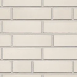 Oslo Pearl White Smooth Facade Brick Slip - 240mm x 14mm x 71mm