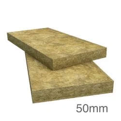 50mm Rockwool NyRock 032 Rainscreen Slab - 1200mm x 600mm - (pack of 6) - pallet of 16