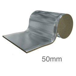 50mm Rockwool Ductwrap - Thermal Insulation For Ductwork - 1m x 6m roll 50mm Rockwool Ductwrap - Thermal Insulation For Ductwork - 1m x 6m roll