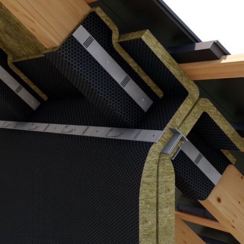 Rockwool Fire Barrier EN Clamping Plate - 1m length