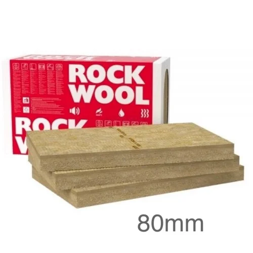80mm Rockwool Frontrock MAX E Dual Density External Wall Insulation Slab 1000x600mm (pack of 3) 80mm Rockwool Frontrock MAX E Dual Density External Wall Insulation Slab 1000x600mm (pack of 3)