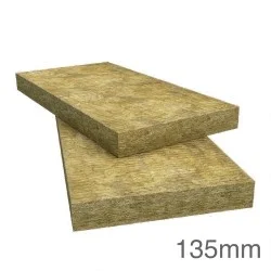 135mm Rockwool NyRock 032 Rainscreen Slab - 1200mm x 600mm - (pack of 3) - pallet of 12