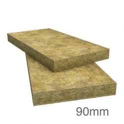 90mm Rockwool NyRock 032 Rainscreen Slab - 1200mm x 600mm - (pack of 4) - pallet of 12