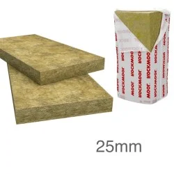 25mm Rockwool RWA45 Slab (Prorox SL920) - pack of 16